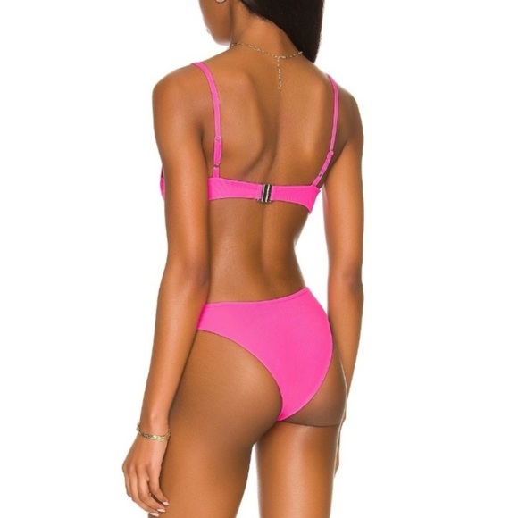 SuperDown Mia Rubber Bikini - S top /M bottom - Picture 2 of 5